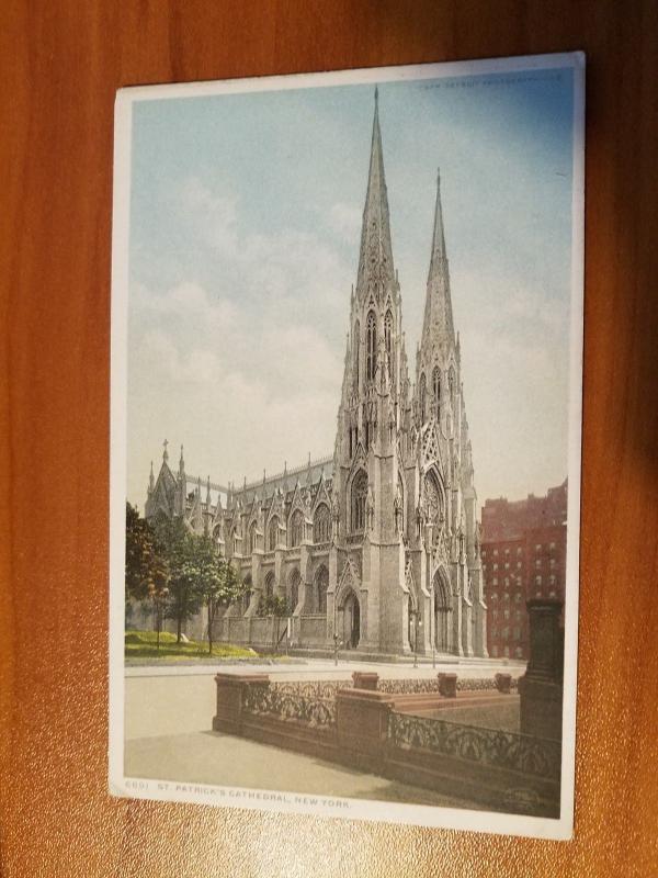 St. Patrick's Cathedral, New York Detroit Publishing Company Phostint 6891