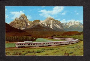 AB Canadian Pacific Railroad Train Canadian Rockies nr Lake Louise Carte Postale