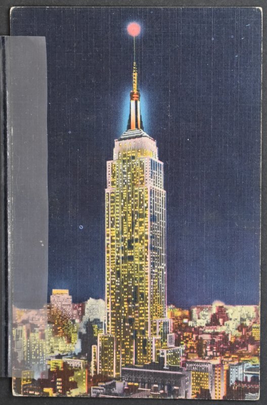 New York, NY - Empire State Building and TV Tower at Night