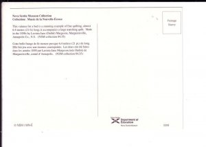 Quilting, Valance of Bed, Nova Scotia Museum, Halifax,