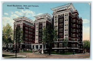 1908 Hotel Blackstone 36th Farnam Exterior Building Omaha Nebraska NE Postcard