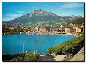 Modern Postcard Luzern und Pilatus