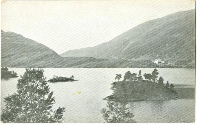 Norway, KVAMSHAUG, mellem Norheimsund og Trengereid, old unused Postcard