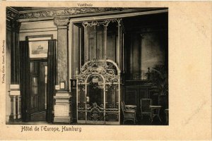 CPA AK Hamburg- hotel de l'Europe, Vestibule GERMANY (888328)