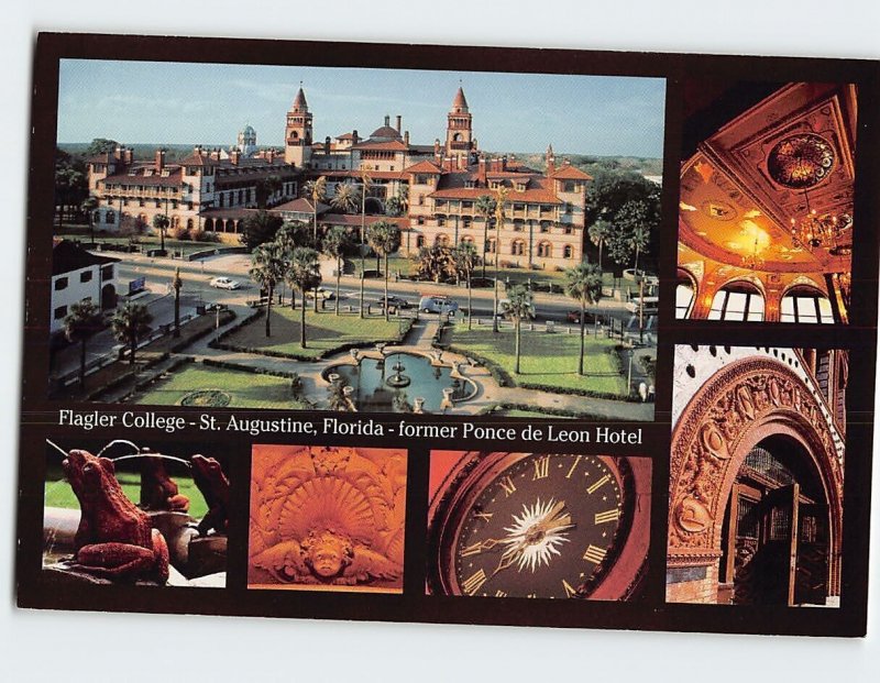 Postcard Flagler College former Ponce de Leon Hotel St. Augustine Florida USA