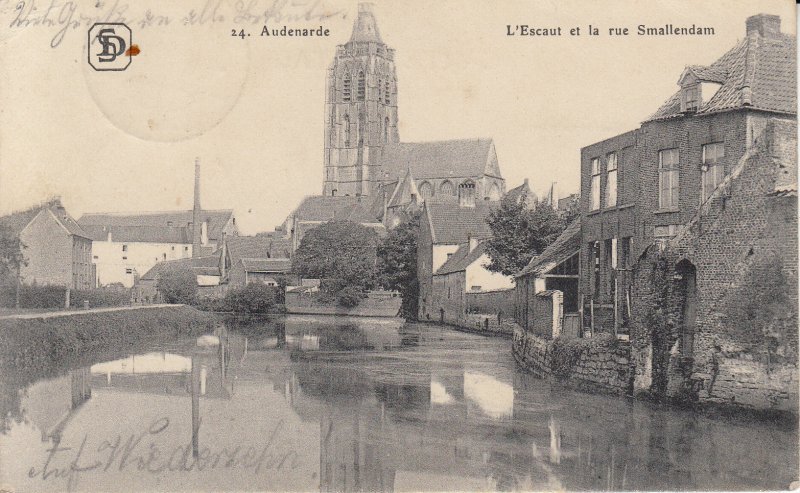 STURM BATAILLON #4 ON P.C. AUDENARDE BELGIUM CARD