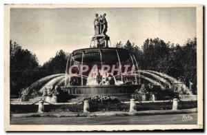 Old Postcard Aix En Provence La Grande Fontaine