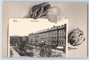 Vienna Austria Postcard Kolowratring Road Building View c1905 Unposted Antique