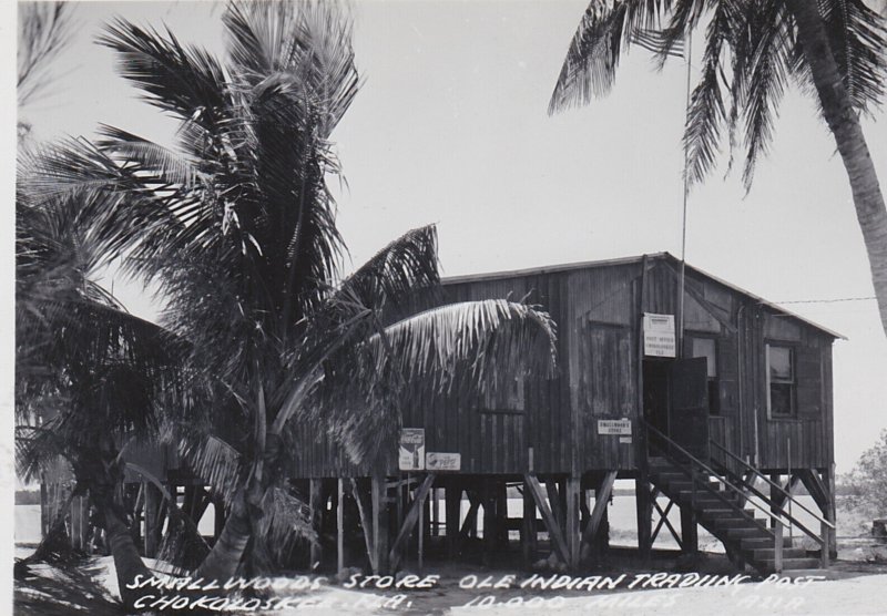 Florida Chokoloskee Smallwoods Store Ole Indian Trading Post Real Photo