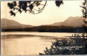 RPPC Waverly GView from Dummers Camps, Weld ME Vintage Postcard R37