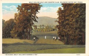 Delaware Water Gap Pennsylvania Wolf Hollow Golf Course Number 3 Tee PC AA74129