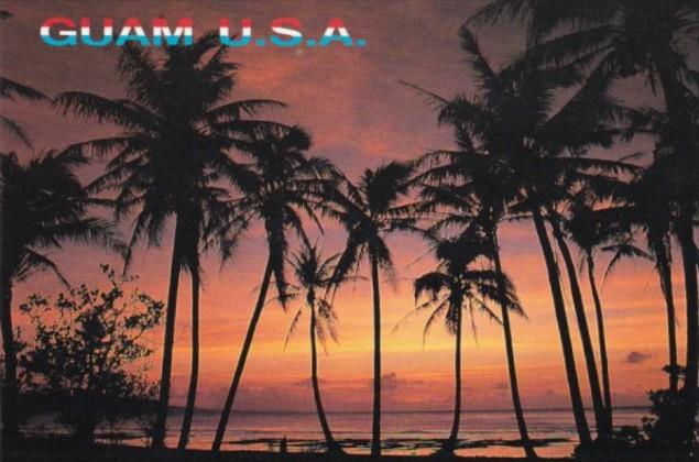 Guam Beautiful Ocean Sunset