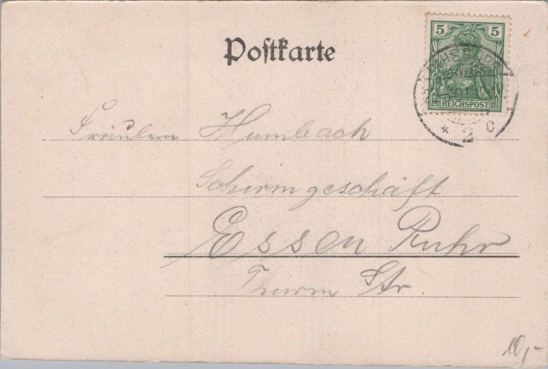 Romantic Couple Kurt von Rozynski Vintage Postcard C389