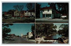 City Of Halstead Kansas U. S. Highway 50 Vintage Standard Multi View Postcard