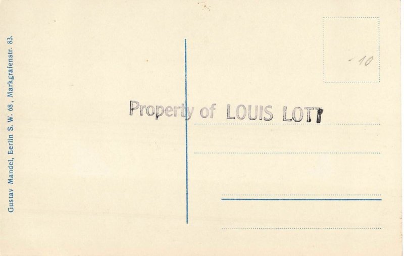 Alt-Berlin Heiligegeist-Kapelle 1300 Postcard Gustav Mandel Berlin