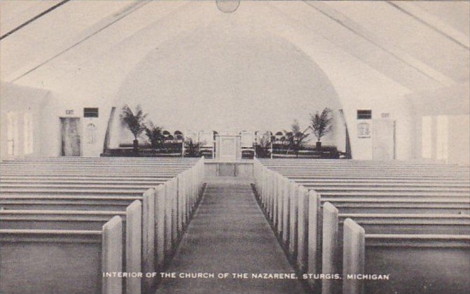 Michigan Sturgis Interior Of The Church Of The Nazarene