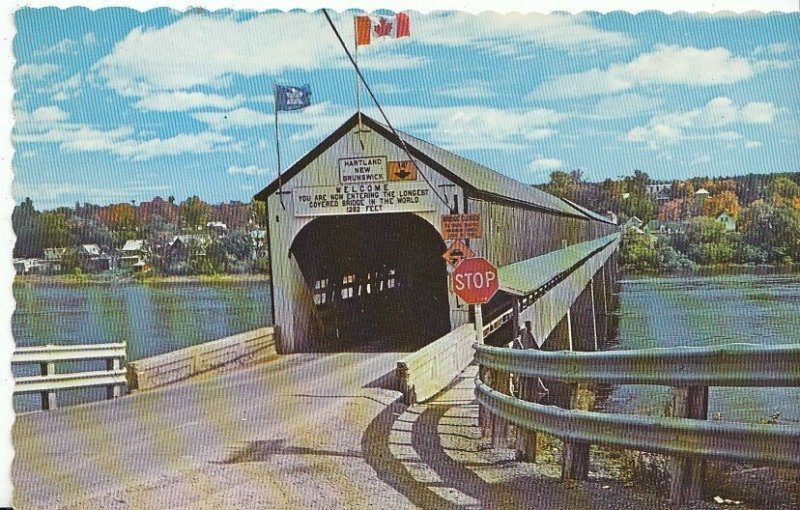 Canada Postcard - Hartland - New Brunswick - Hartland Bridge   U1163