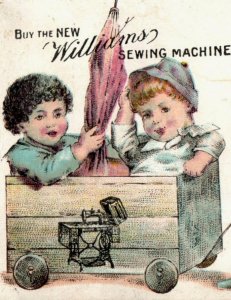1880s Williams Sewing Machine Dominion Organs & Piano Markham ON, CA F171