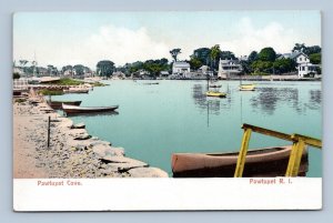 Boats Docked At Pawtucket Cove Pawtucket Rhode Island UNP UDB Postcard G16