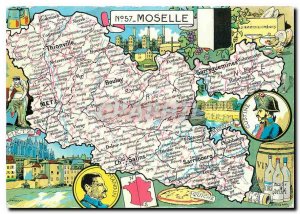 Postcard Modern Moselle Part of Lorraine