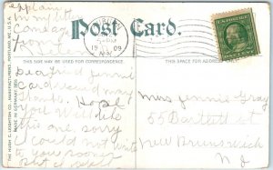 Postcard - Auburn Post Office, Auburn, New York, USA