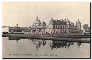 Old Postcard Chantilly Chateau has taken the view & # 39ESt