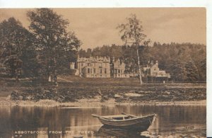 Scotland Postcard - Abbotsford from The Tweed - Roxburghshire - Ref 9041A