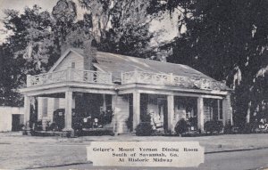 Georgia Midway Geiger's Mount Vernon Dining Room South Of Savannah Dexte...