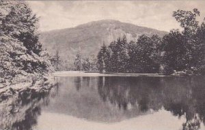 North Carolina Cashiers Upper Lake Rock Mountain In the Background High Hampt...