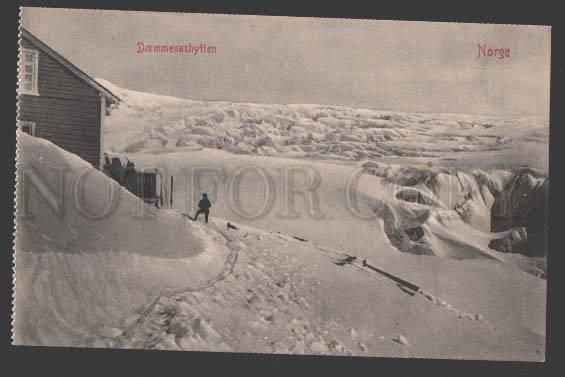 114432 Norge NORWAY Dammevashytten Vintage photo postcard