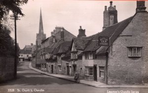 St Osyths Oundle Anchor Inn Pub Northamptonshire Real Photo Postcard