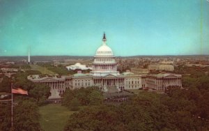 Vintage Postcard United State Capitol Washington D.C. District Columbia