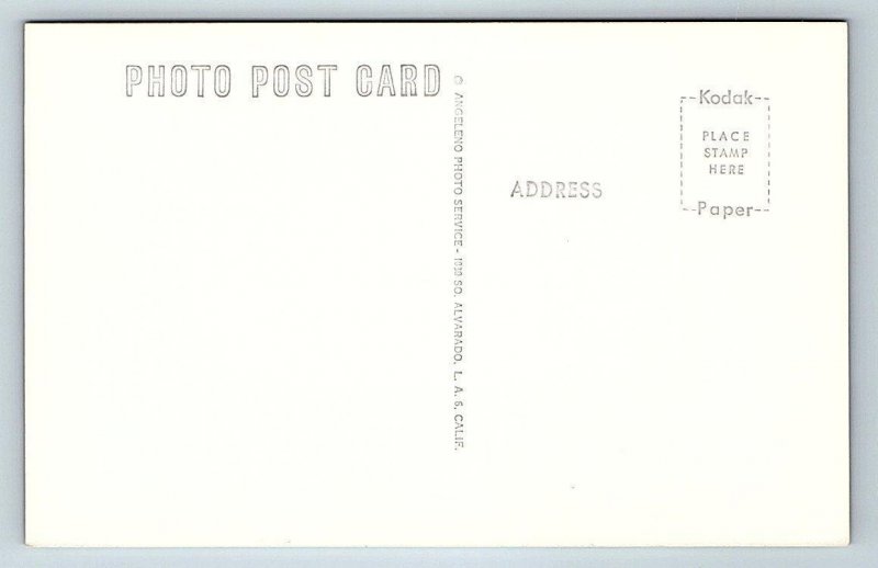 RPPC MT. WILSON, CA California ~ ANTENNAS~ NBC & KNBH TELEVISION c1950s Postcard