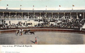 Plaza de Toros, Sta Cruz de Tenerife Tarjeta Postal Bullfighting Unused 