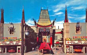 Los Angeles CA Grauman's Chinese Theatre Movie Marquee Postcard