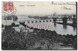 Postcard Old Tours Vue Generale