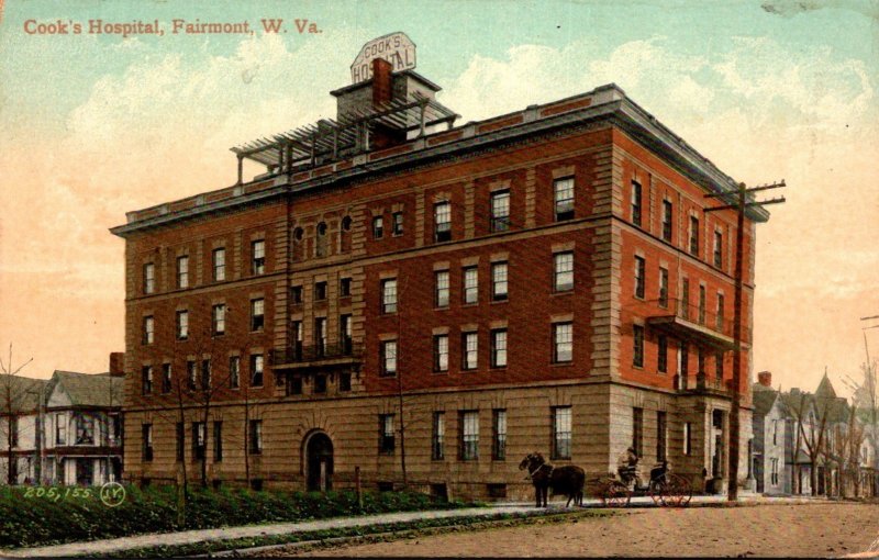 West Virginia Fairmount Cook's Hospital 1947