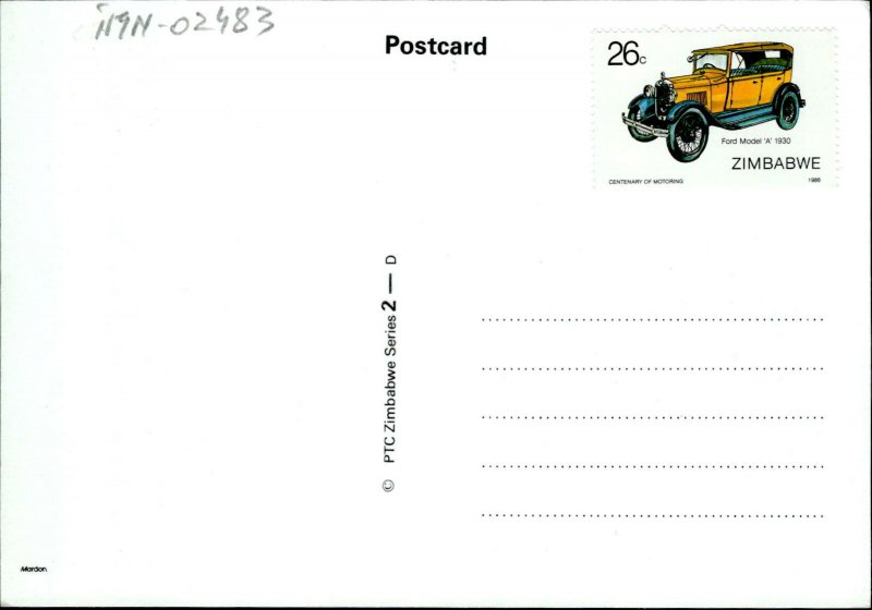 IMN02483 ford model a 1930 zimbabwe centenary of motoring maxim card car 