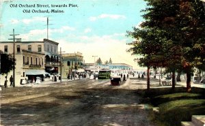 Old Orchard, Maine - To the Pier on Old Orchard Road - 1914