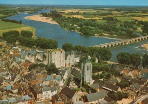 France Postcard - Aerial View of Beaugency (Loiret)    RRR351