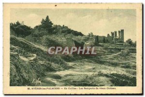 Old Postcard Chateau Les Palmiers Hyeres Hilly The Old Castle ramparts