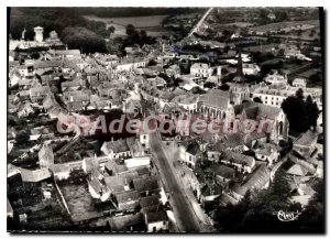 Postcard Modern Jarze Vue Generale Aerienne