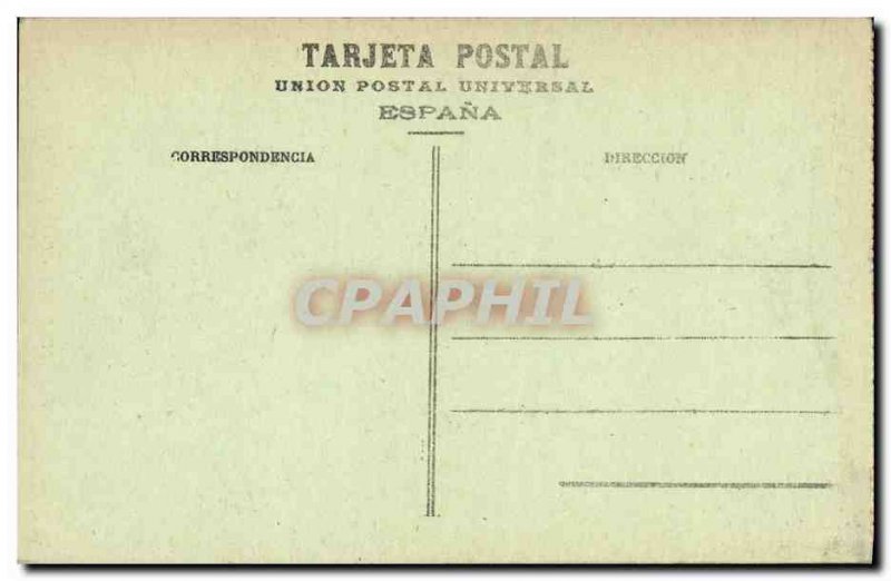 Old Postcard Fuenterraba Puerta principal