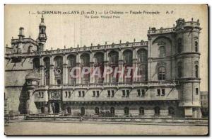 Postcard Old Saint Germain En Laye Le Chateau Main Facade