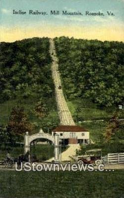 Incline Railway Mill Mountain - Roanoke, Virginia