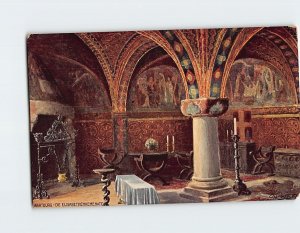 Postcard Interior of Wartburg Castle Elisabethen Kemenate Wartburg Germany