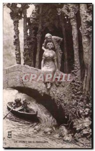 Old Postcard Le Pont Des Amours