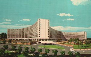 Vintage Postcard 1972 The Washington Hilton New Hotel Northwest Washington D.C.