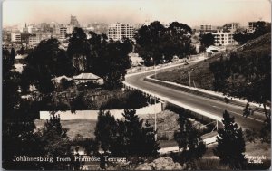 South Africa Johannesburg From Primrose Terrace Vintage RPPC C040