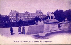 France Paris Le Senat et le Jardin du Luxembourg